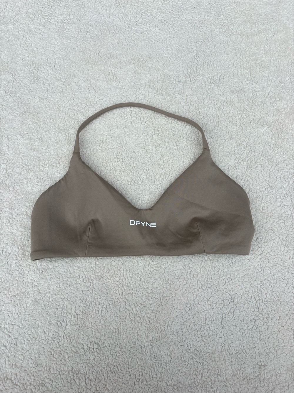 DFYNE x Hannah Pearson Minimal Sports Bra - Oat